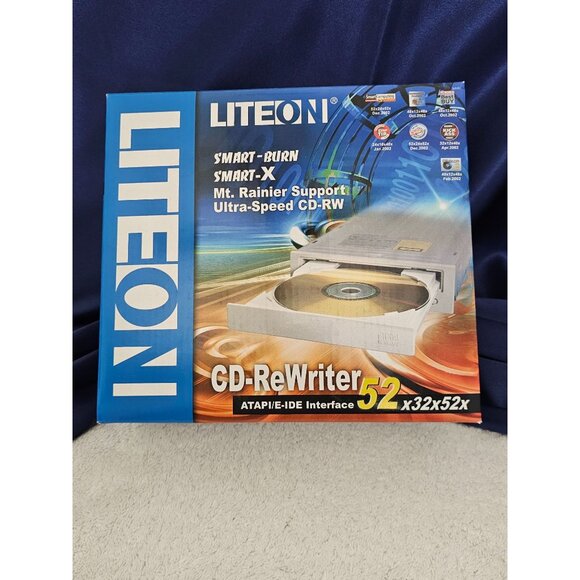 LiteOn CD-ReWriter 52x32x52x ATAPI/E-IDE Interface NIB - Picture 1 of 4